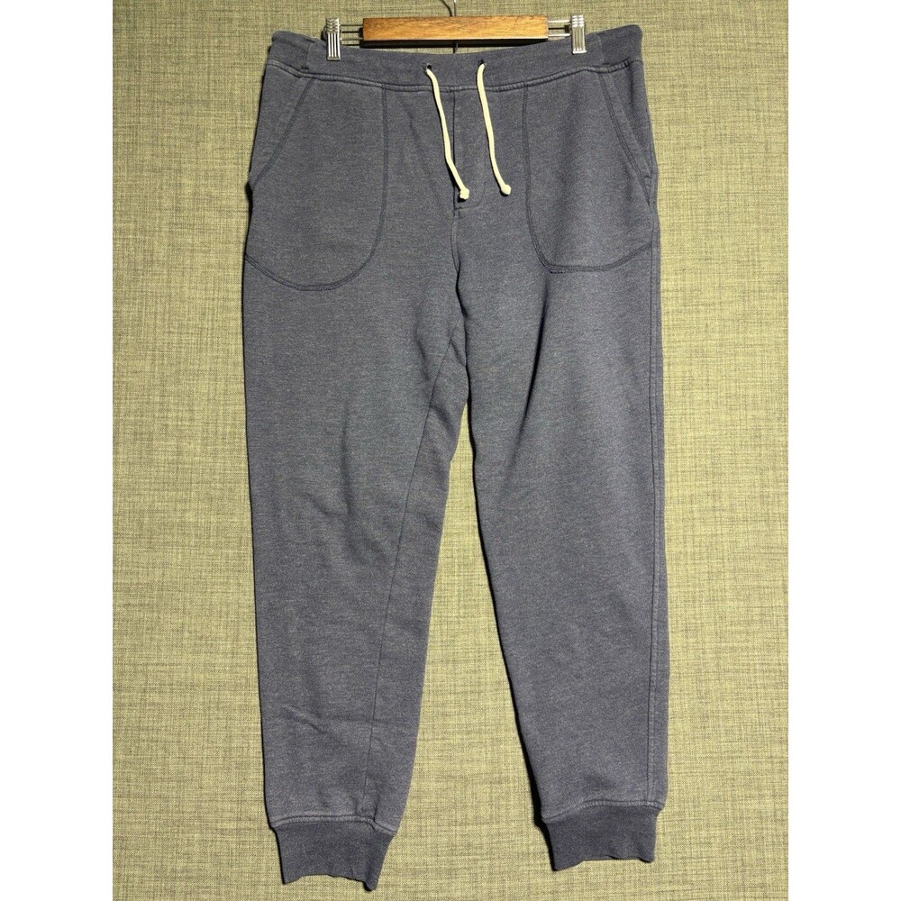 Mens J.Crew Mercantile Sweatpants Size XL Navy Blue Fleece Casual Joggers